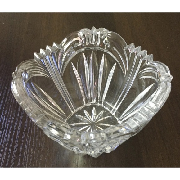 Augustina Oneida Crystal 4-1/2" Oval Bowl Made in Germany Discontinued - Picture 3 of 7